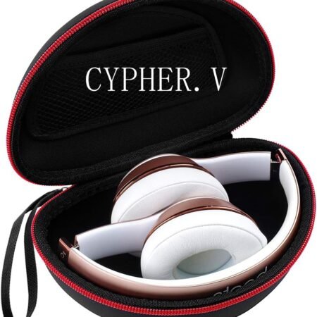 CYPHER.V Headphone Case Protective Compatible with Beats Solo 4, Solo3, Solo 2  Studio3, Studio2 wireless Headphones - Black